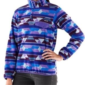 Patagonia Synchilla Fleece Jacket Aztec Guatemalan Tango Violetta Purple Medium